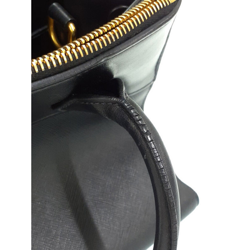 Prada Paradigme 2way tote Crossbody bag Saffiano leather Black - Picture 6 of 9